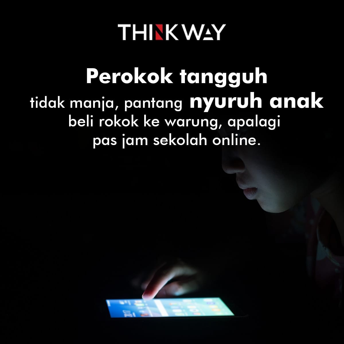 thinkway_ID's tweet photo. Daripada nuyruh anak, mending beli sendiri atau nyetok. Kurang pantas kalau anak-anak disuruh belanja barang untuk konsumsi orang dewasa.
#perokoksantun #perokoktangguh #jajan #tembakau #tobacco #tembakauitubaik #rokok #belirokok #ngopi #udud #sebat #sebattanpasambat #thinkway https://t.co/hCXzqTvewp