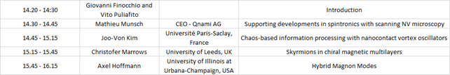 PhysMagnetism20's tweet photo. February 4th, 2021 from 14:20 to 16:15 (UTC +1)
Nice lineup of speakers for the second day of seminars of #PETAspin,@unimessina sponsored by @IEEEMagSoc .
With: #GiovanniFinocchio #VitoPuliafito #MathieuMunsch @joovon #ChristoferMarrows #AxelHoffmann
https://t.co/m1lOZN2qG3 https://t.co/6yLHSKz08G