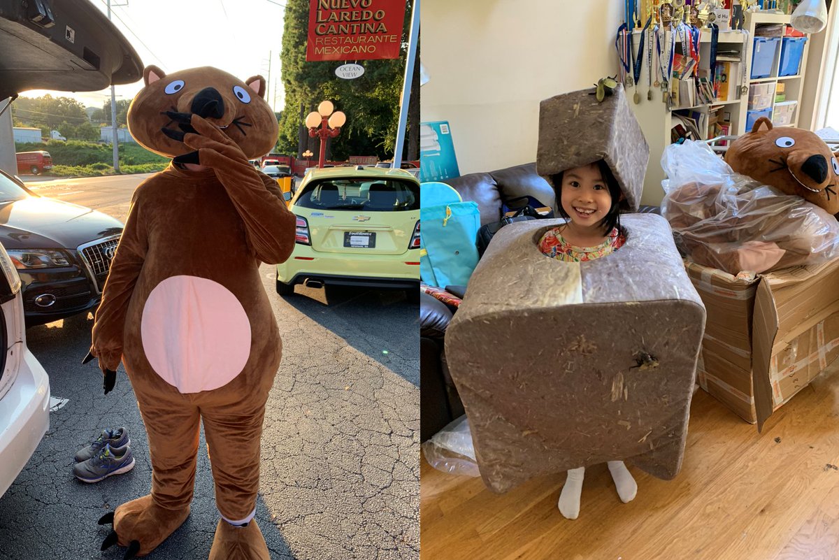 Now, we're not allowed to have favourite researchers because, well, chemistry, but if we had our arms really twisted, those who make human-sized wombat and poo costumes for them and their kids are probably quite high on the list...  #wombats