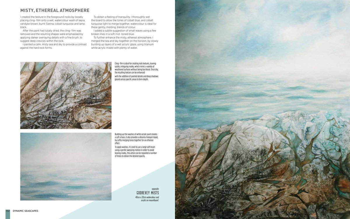 JudithYatesArts's tweet image. My book Dynamic Seascapes by Search Press is available to pre order now !. 
It is full of my favourite watercolour and acrylic techniques and many inspiring images, ideas, tips and tricks with a loose multi media, experimental approach.
#searchpress #practicalart #wildseas