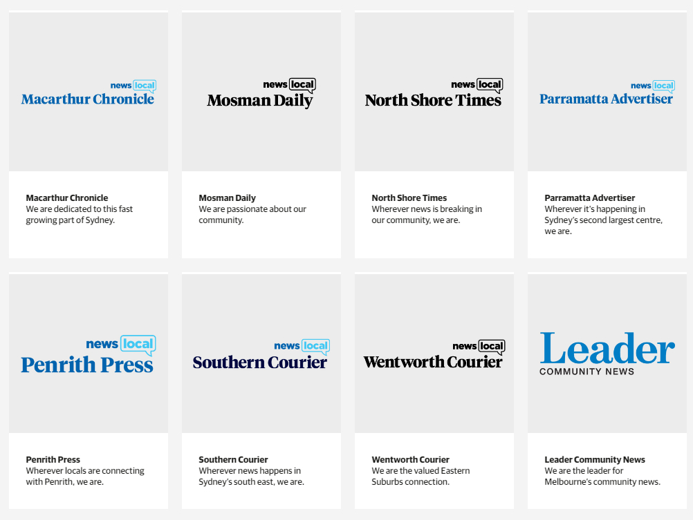 Apart from Newspapers & magazines listed here, Murdoch also owns Foxtel(65%) & Sky channels, various Internet affiliates such as Punters, Supercoach, Australia's Best Recipes, Hipages, odds, Mogo, One Big Switch, Knewz and surprisingly, the Broncos(68.87%)