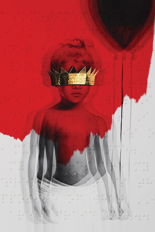 TeamOfRihanna's tweet photo. Today marks the 5th anniversary of Rihanna's most critically acclaimed and 8x Grammy-nominated album: #ANTI. 

This album also became the longest-charting album by a black woman of all time and the fastest album in history to be certified Platinum. 👑🎈 https://t.co/o3rBRdMQR0