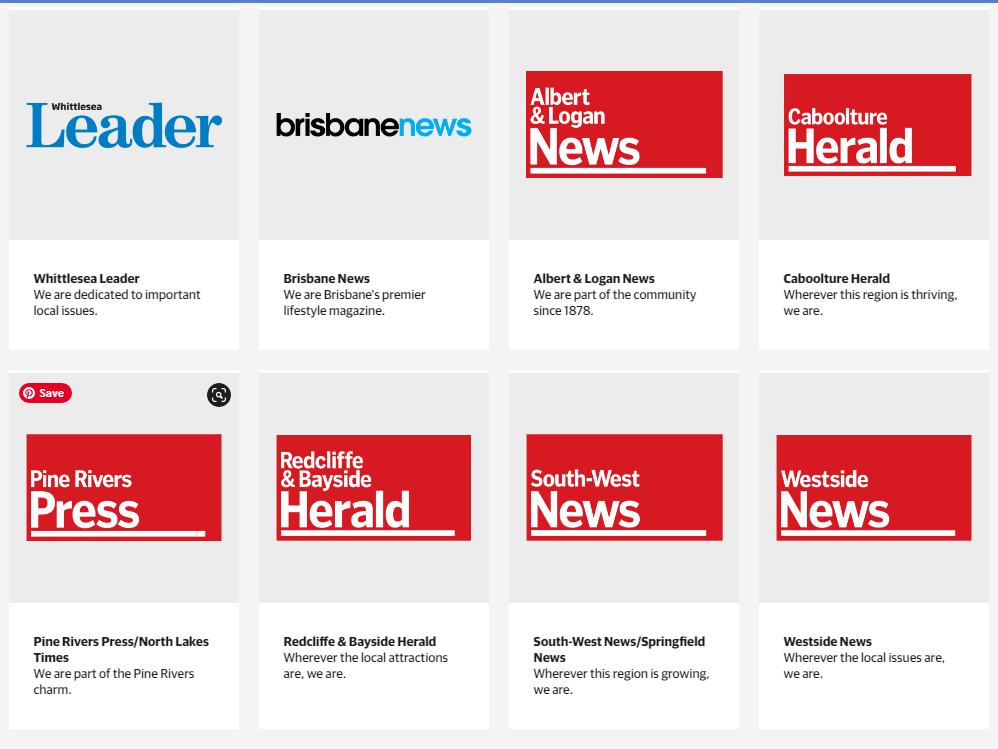 News Corp isn't called a mass media company for nothing. Apart from all holdings in Australia, News Corp have interests in Papua New Guinea, the US, the UK & Ireland - too extensive to mention