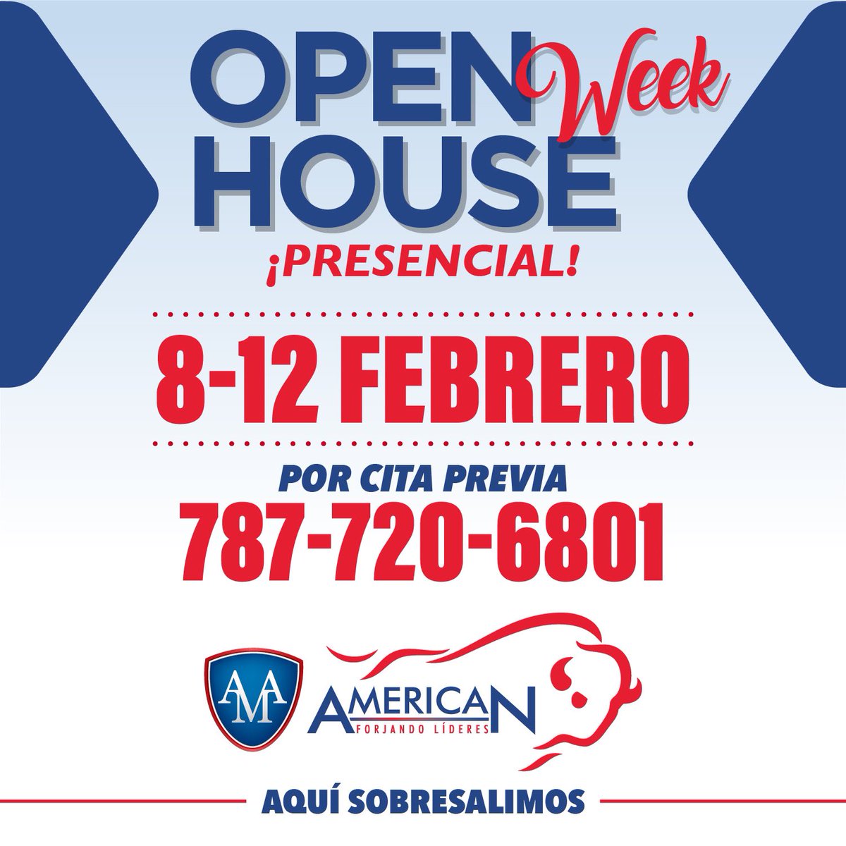 #OpenHouse #Homeofthebison #AMAPR #American #Sobresalimos #Estamoslistos #Bison #Beabison #PuertoRico #Education #School