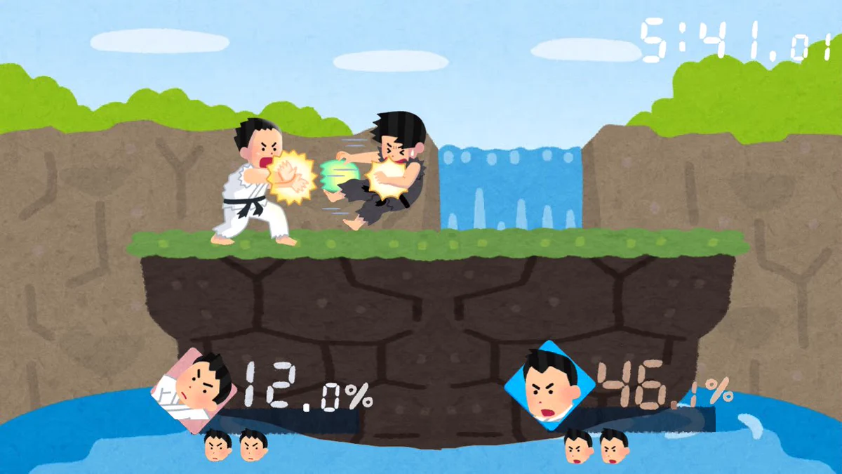 いらすとやの素材を使えば？スマブラを再現できるwww