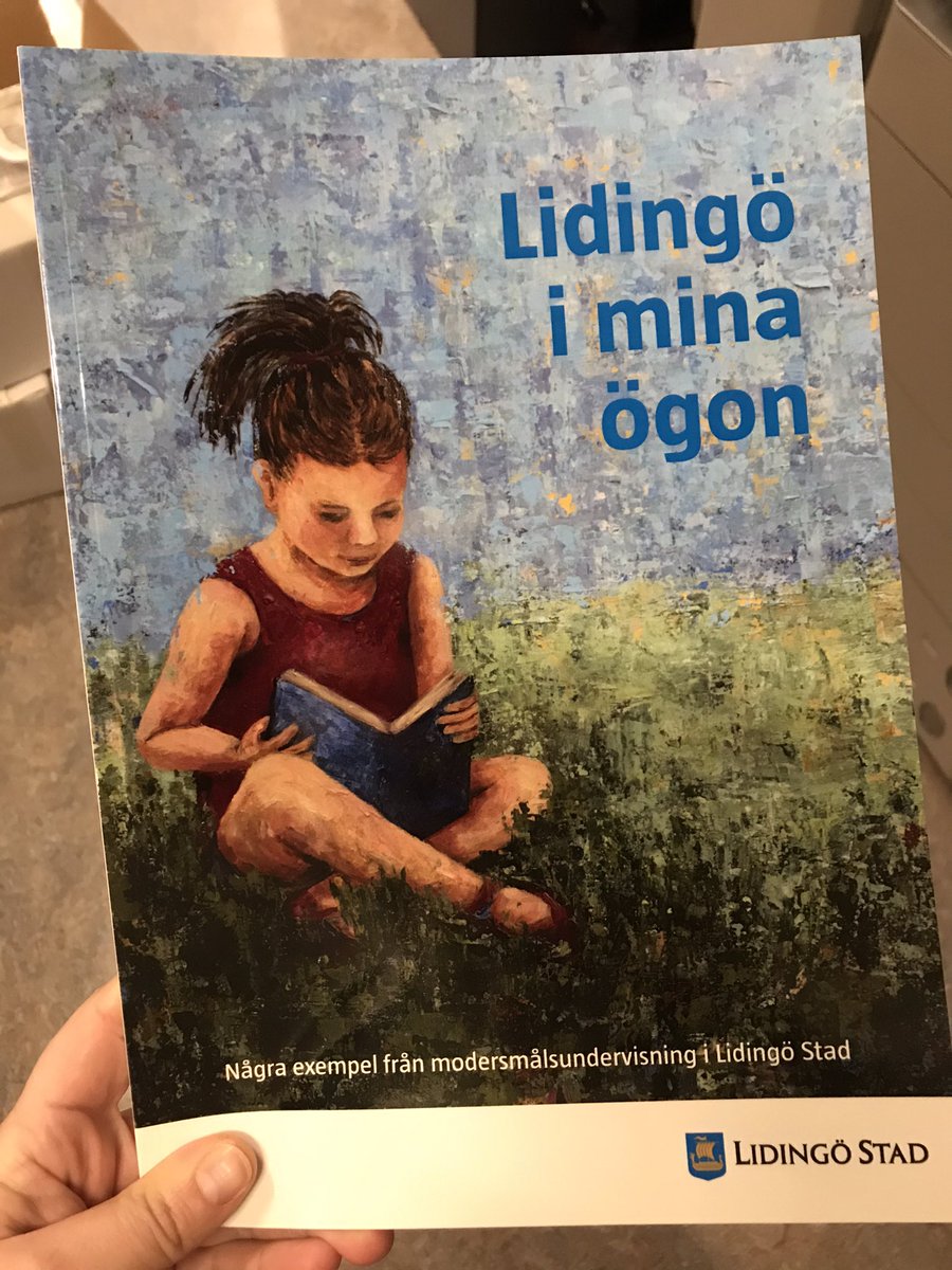 Det blev en bok 🤗 Efter långt och hårt arbete av lärare och elever inom modersmålsundervisningen. #eif #lidskol