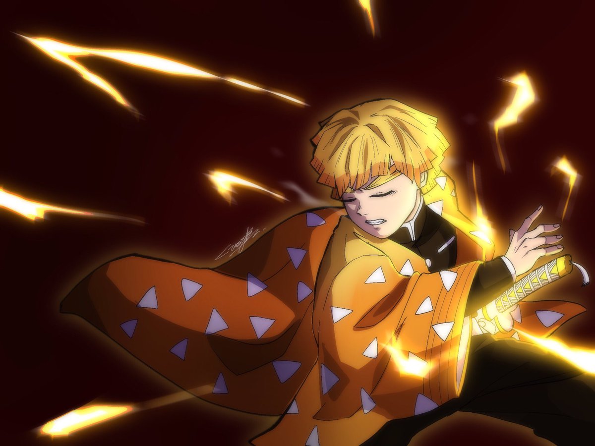 CesarZebrah's tweet photo. Zenitsu my fav character from #KNY #DemonSlayer #ZENITSU
#Zeart https://t.co/FXxhxjP7JY