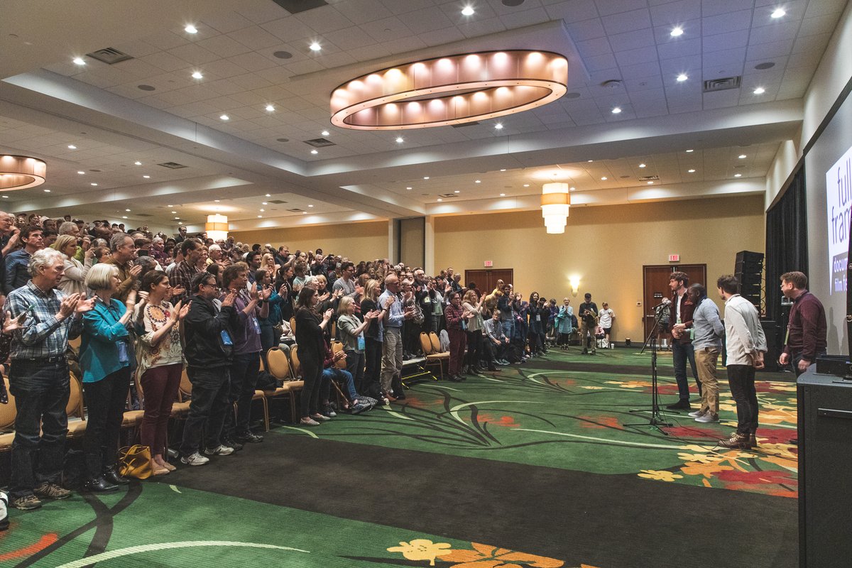 FullFrame's tweet photo. #TBT: A standing ovation for KIFARU at the 2019 Full Frame Documentary Film Festival. #FullFrameFest
Photo credit: Anna Norwood https://t.co/nbwZC0cqyj