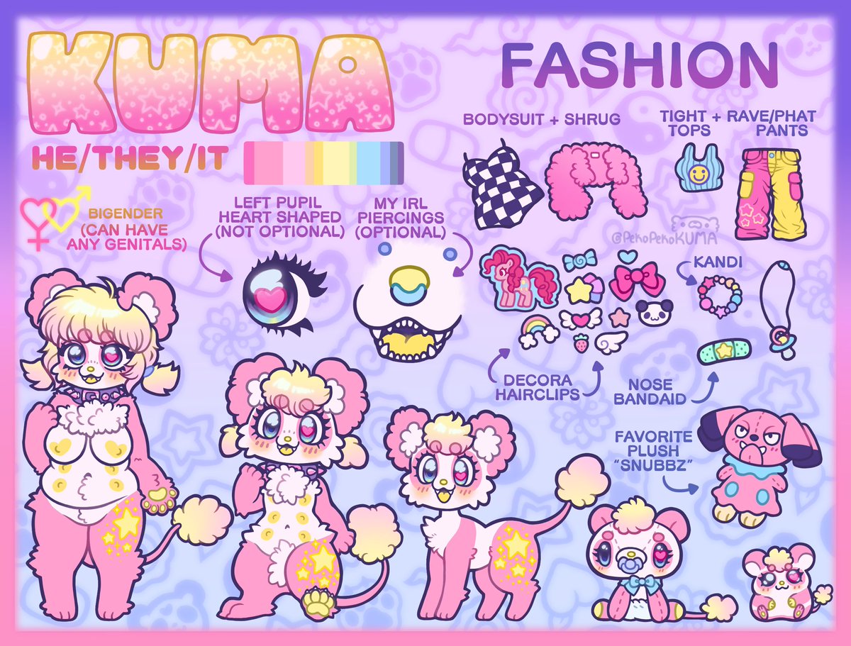 pekopekoKUMA's tweet photo. It’s finally done,,,,,,, x_x
My sona’s official ref sheet https://t.co/AI9tfZ6EDE
