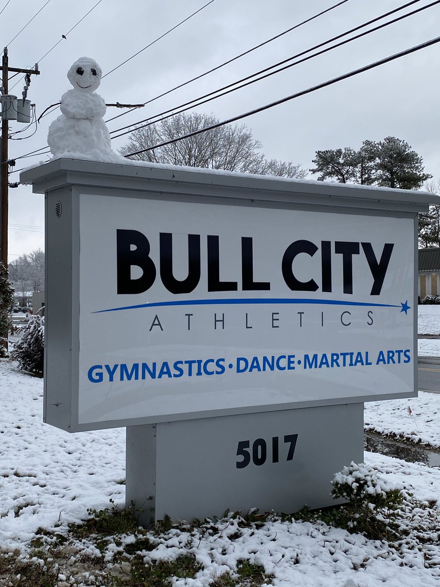 BullCityGym's tweet photo. We are flipping over this wintry weather! ☃️❄️🤸🏽‍♂️ https://t.co/dXpWnYtyUp
