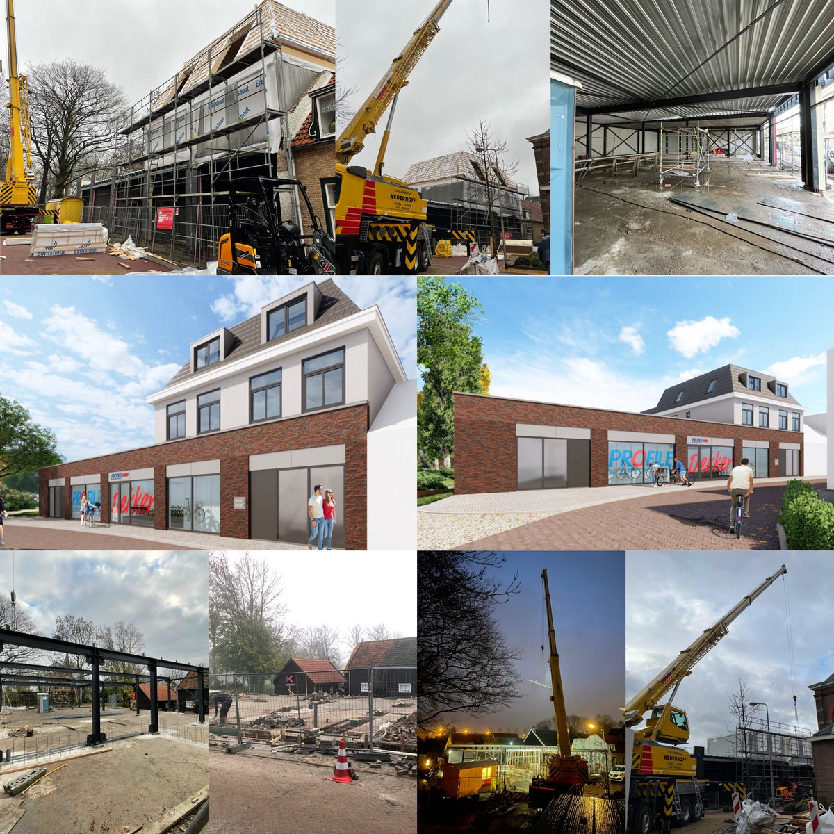dehekbv's tweet photo. In uitvoering herbouw Profile Dekker te Schelluinen https://t.co/chbGp8rLtx
