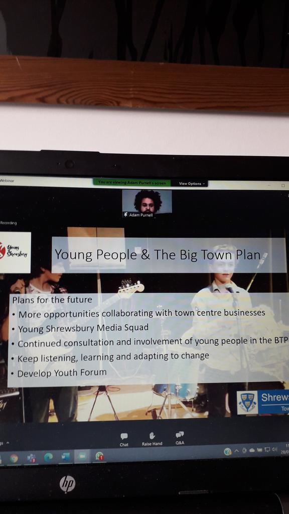 Media squad sounds great... getting youth responses to what's happening in the town.