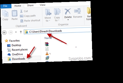 windows recently downloaded files stored by default / Twitter