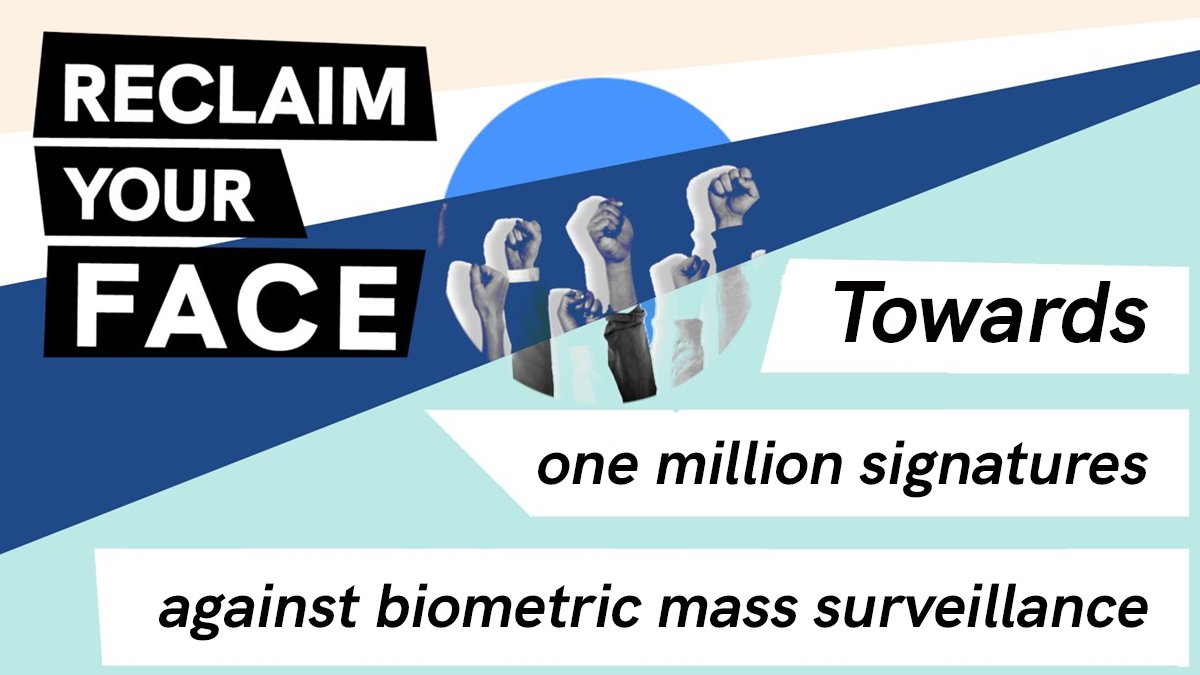 edri's tweet image. Win after win bring @ReclaimYourFace closer to banning biometric mass surveillance in Europe. #BanThisBS

🔸14K signatures on initial petition
🔸Translations 🇮🇹🇷🇸🇬🇷🇨🇿
🔸20 volunteers joined the coalition
🔸Fast growing community of supporters

#EDRigram: edri.org/our-work/recla…