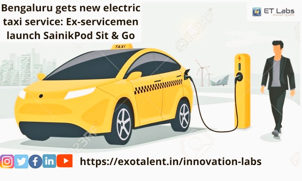 labs_et's tweet photo. "#Bengaluru gets new electric taxi service: Ex-servicemen launch SainikPod Sit & Go"
#Karnataka #EVs #EtLabs #AI #IoT #Trending #ECCourses #Career #CareerCoaching #onlineclasses
To know more: https://t.co/2h7pKV3tUt https://t.co/KMNUpB6Tgs