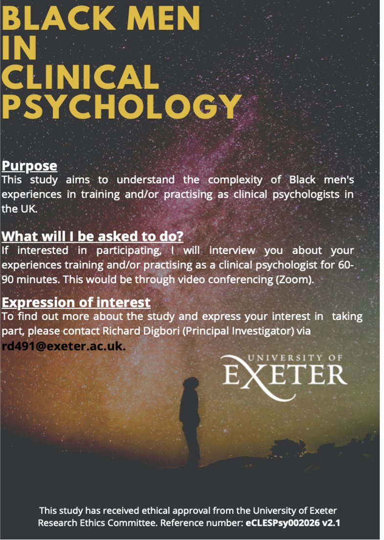 Black Men in Clinical Psychology tweet media