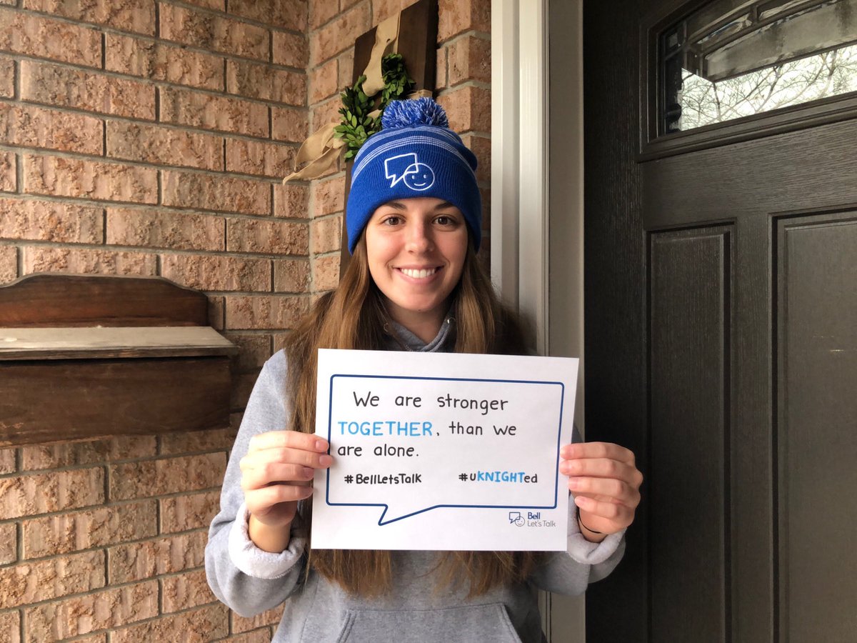 #BellLetsTalk #uKNIGHTed #Together