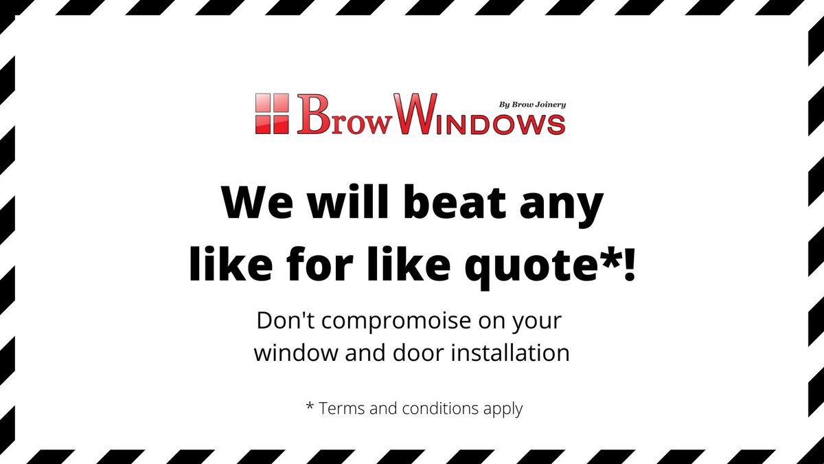 We are a family run business, that's been going since 2021. 

➡️Our aim is to install the highest quality uPVC windows and composite doors at the best possible price. That's why we'll beat any like-for-like quote that you bring to us!

#thursdayvibes #altrincham