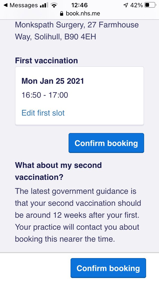 There’s only so many calls you can make...it takes 10-15 mins to run through the information we need to check...so we’ve also leveraged tech to securely empower patients with a mobile phone and who wish to self book. We do “batch uploads” to add volume to clinics... 3/4