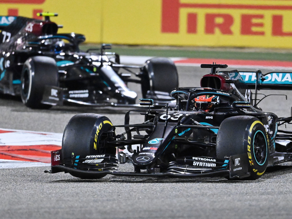 Planet_F1's tweet photo. Fernando Alonso :"In five days, not a hundred, he [George Russell] went from last to first. All without a divine touch, without meditating in Tibet or some sh*t. It was enough just to get into a Mercedes."

https://t.co/dKA5Cconv7 #F1 https://t.co/4KmBkN51lT