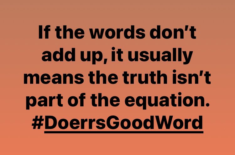 DoerrMatt's tweet image. #DoerrsGoodWord