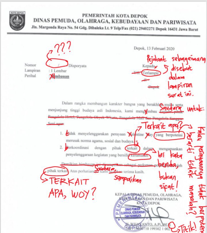 Pengen mengarsip semua koreksi dari  @trendingtopiq. Saya banyak belajar juga dari sini untuk penulisan tanda baca dan pemilihan kalimat yg tepat.