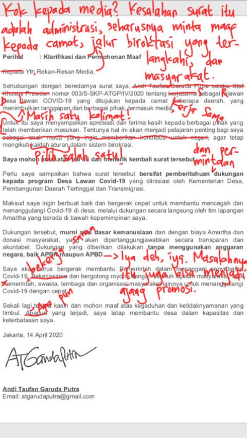 Pengen mengarsip semua koreksi dari  @trendingtopiq. Saya banyak belajar juga dari sini untuk penulisan tanda baca dan pemilihan kalimat yg tepat.