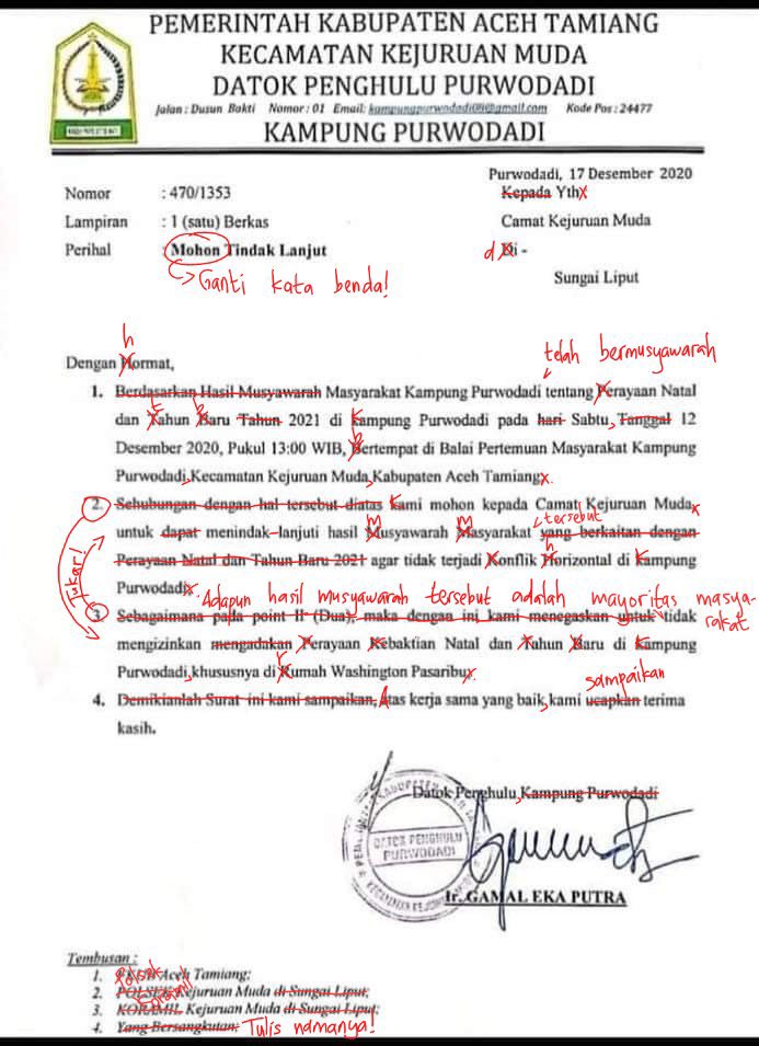 Pengen mengarsip semua koreksi dari  @trendingtopiq. Saya banyak belajar juga dari sini untuk penulisan tanda baca dan pemilihan kalimat yg tepat.