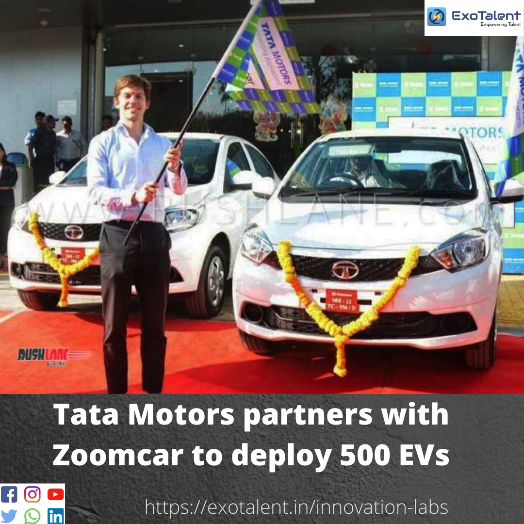 labs_et's tweet photo. "Tata Motors partners with Zoomcar to deploy 500 EVs"
#TataMotors #ZoomCar #EVs #EtLabs #Trending #AI #IoT #ECCourses #Career #OnlineClasses #IoT #CareerCoaching
To know more: https://t.co/2h7pKV3tUt https://t.co/avS47R31Y1