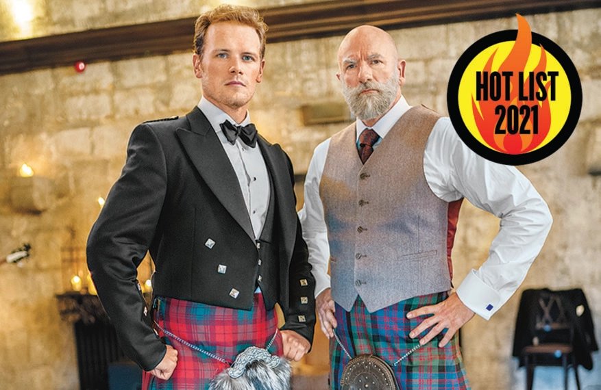 Sheugs's tweet photo. O aye @TVInsider
We say “aye” to @MenInKiltsStarz
A rowdy trek through Scotland with native sons and #Outlander stars
@SamHeughan and
@GrahamMcTavish
(Heughan plays 18th-century Highlander #JamieFraser; McTavish was his now-dear-departed uncle, #DougalMacKenzie.) https://t.co/lGIoacuJ51
