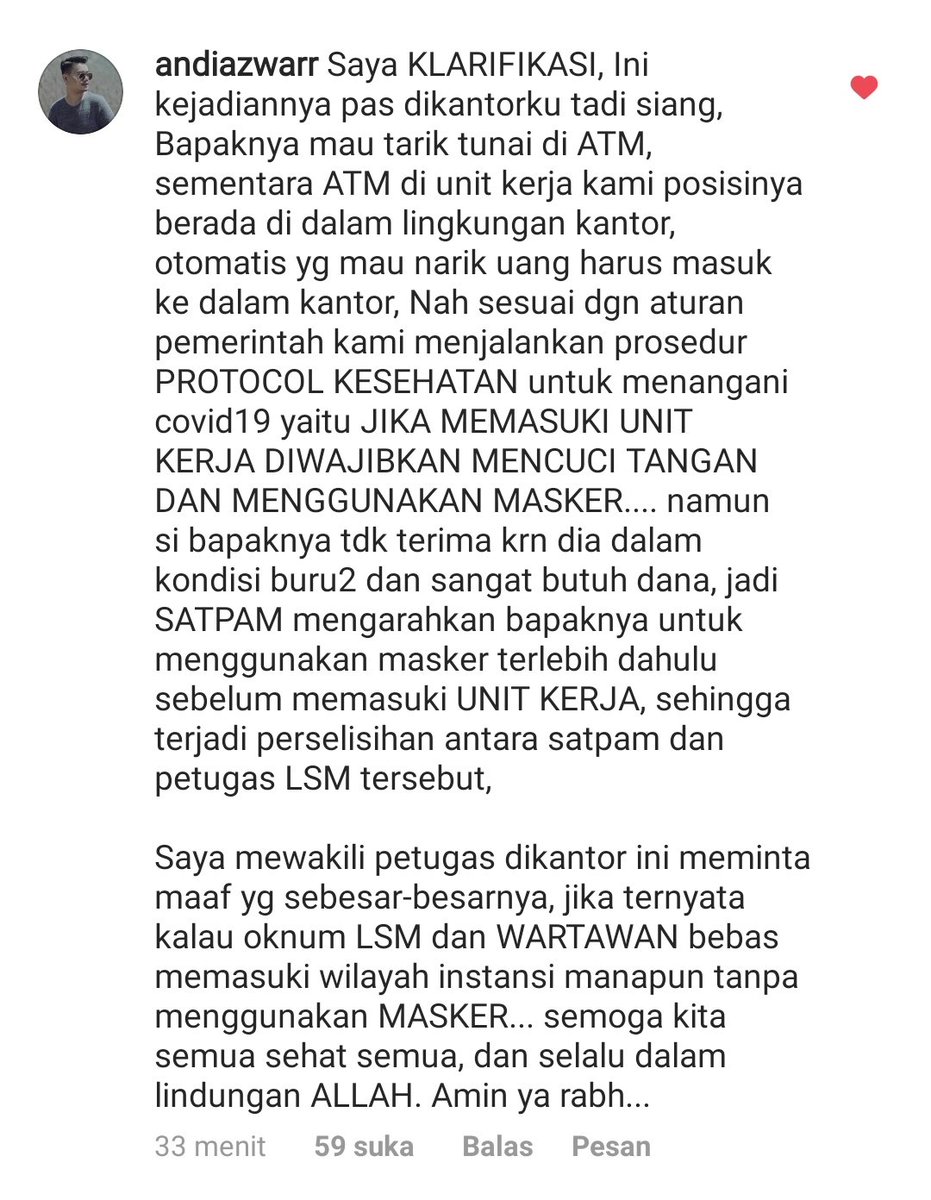 kesaksian karyawan.. 

sudah betul itu pak securitynya, keren top 💪👍