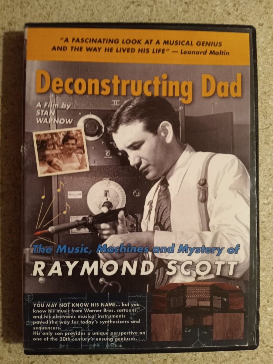 beatsandblood's tweet photo. Amazing @_Raymond_Scott_
docementary #deconstructingdad
#manhattanresearch #threewillowpark
#powerhouse #electronium
#electronicmusic #modularsynth
#modularsynthesizer #stanwarnow
#markmothersbaugh #johnwilliams
#djspooky #robertmoog #herbdeutsch https://t.co/IeSFB78W9m