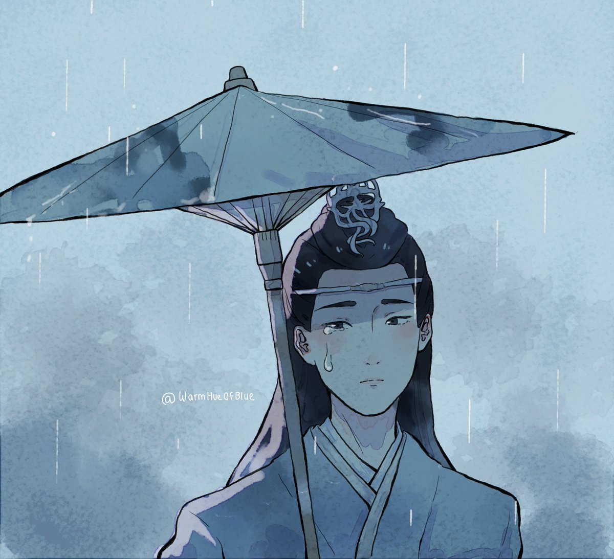 WarmHueOfBlue's tweet photo. If Lan Wangji cries, I cry #TheUntamed https://t.co/rACwqsrBLJ