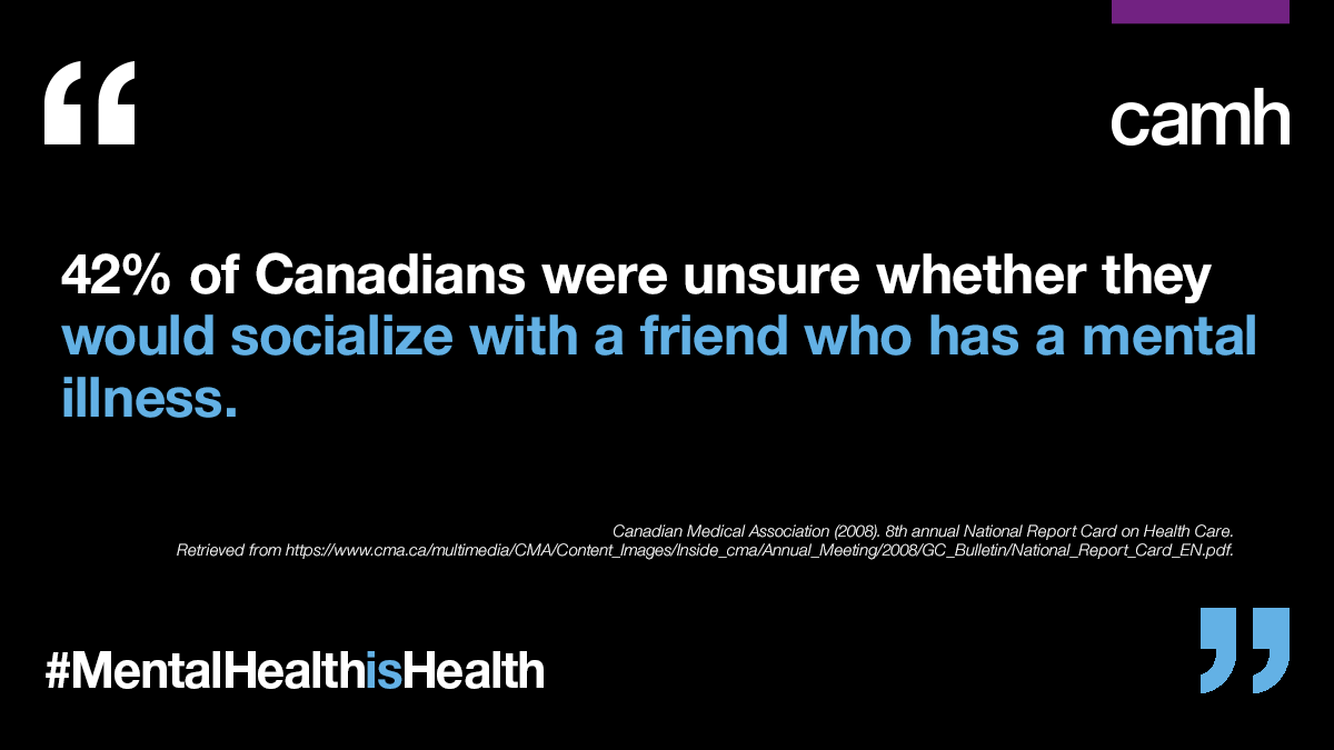 Having open, candid conversations and spreading awareness and understanding are important ways to fight the stigma associated with #mentalillness. 

Now more than ever, #mentalhealth matters and every action counts. #BellLetsTalk #MentalHealthIsHealth