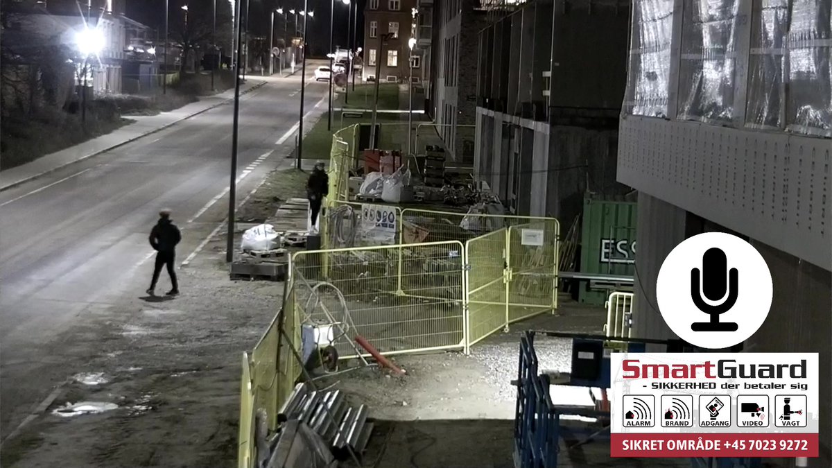 DeterTech_DK's tweet photo. To unge  mennesker er en sen aften lidt for nysgerrige på en byggeplads i Fredericia. De bliver bedt om at forlade området og tænker så "vi prøver lige igen". Men nej den går ikke. Heller IKKE anden gang!  https://t.co/ao2fcvJezw

https://t.co/nkAiuTAyXs https://t.co/lpETzZDWvF