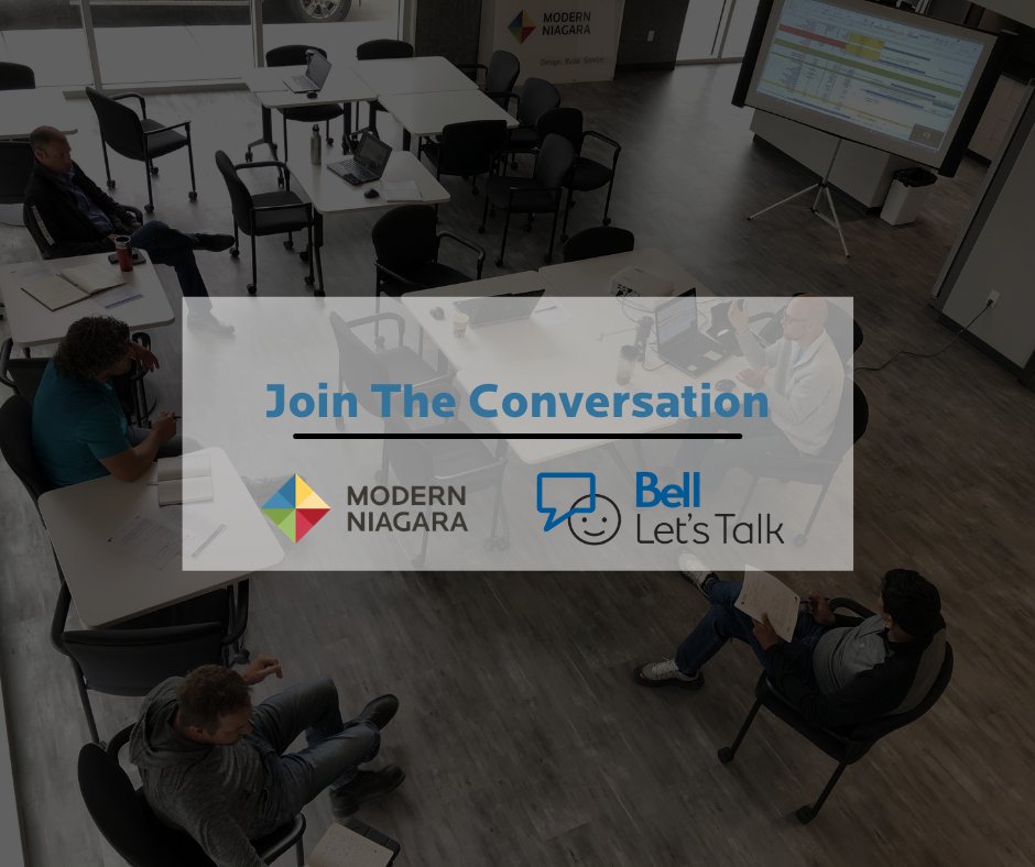 ModernNiagara's tweet photo. Today is #BellLetsTalk Day - a day for reaching out and having those important conversations with your family and friends. 

So let's keep the conversation going. 

For every time you use #BellLetsTalk, @Bell_LetsTalk will donate 5 cents to Canadian mental health initiatives. https://t.co/id8ABhCTrm