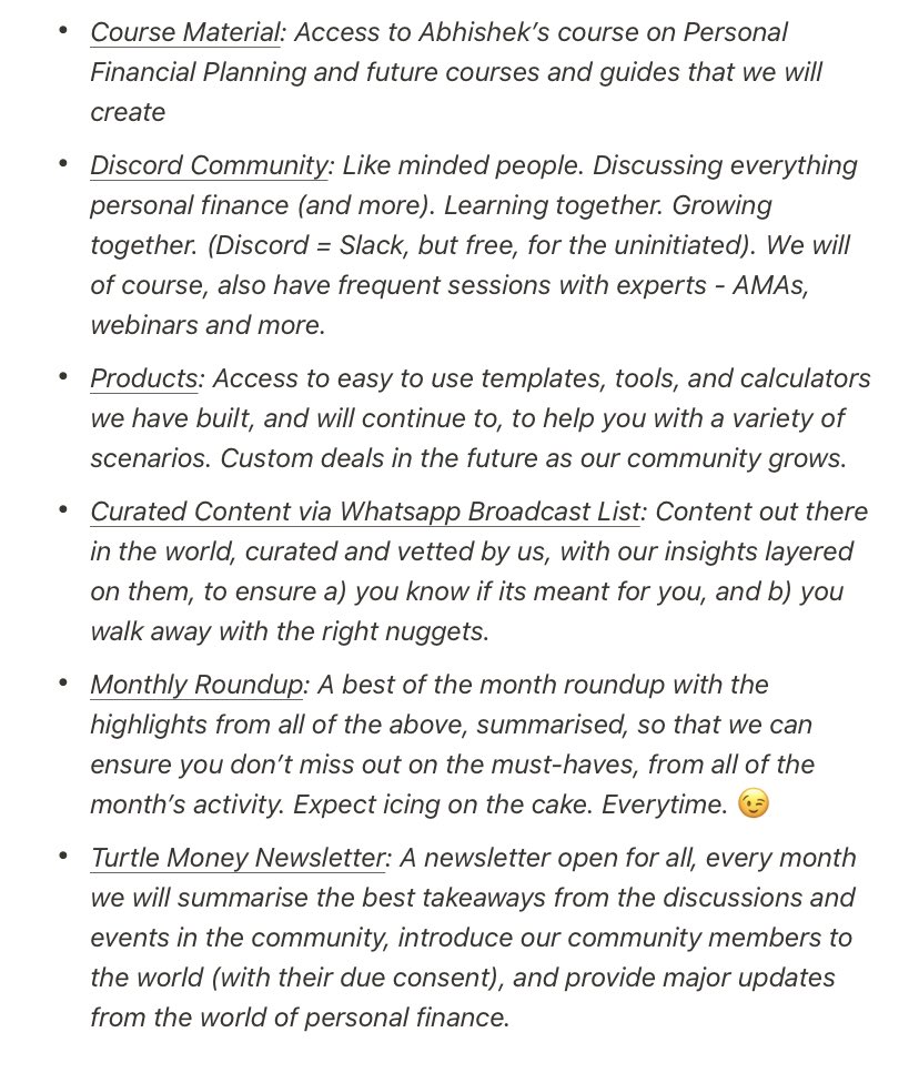 How are we offering it?