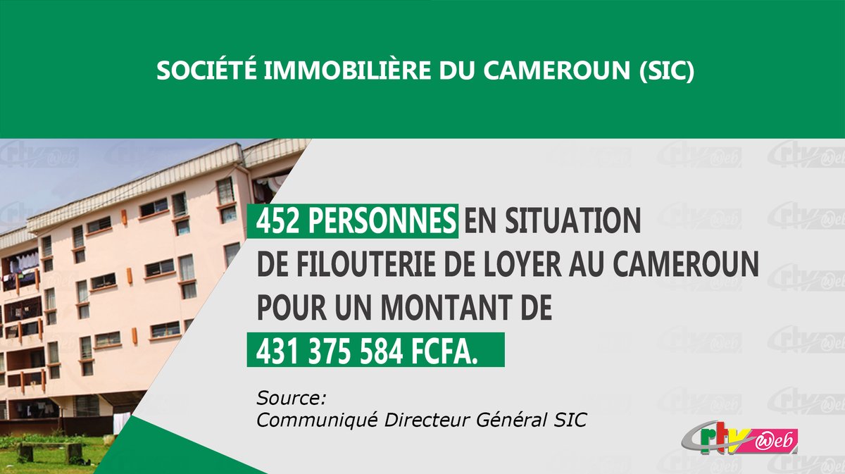 CRTV_web's tweet photo. Le DG de la Société immobilière du Cameroun, Ahmadou Sardaouna, invite les locataires à quitter leurs logements pour loyers non payés.  La dette la plus élevée est de 66 840 455 F, tandis que le solde le moins élevé est évalué à 70 165 F. https://t.co/bjyhkMvPf5