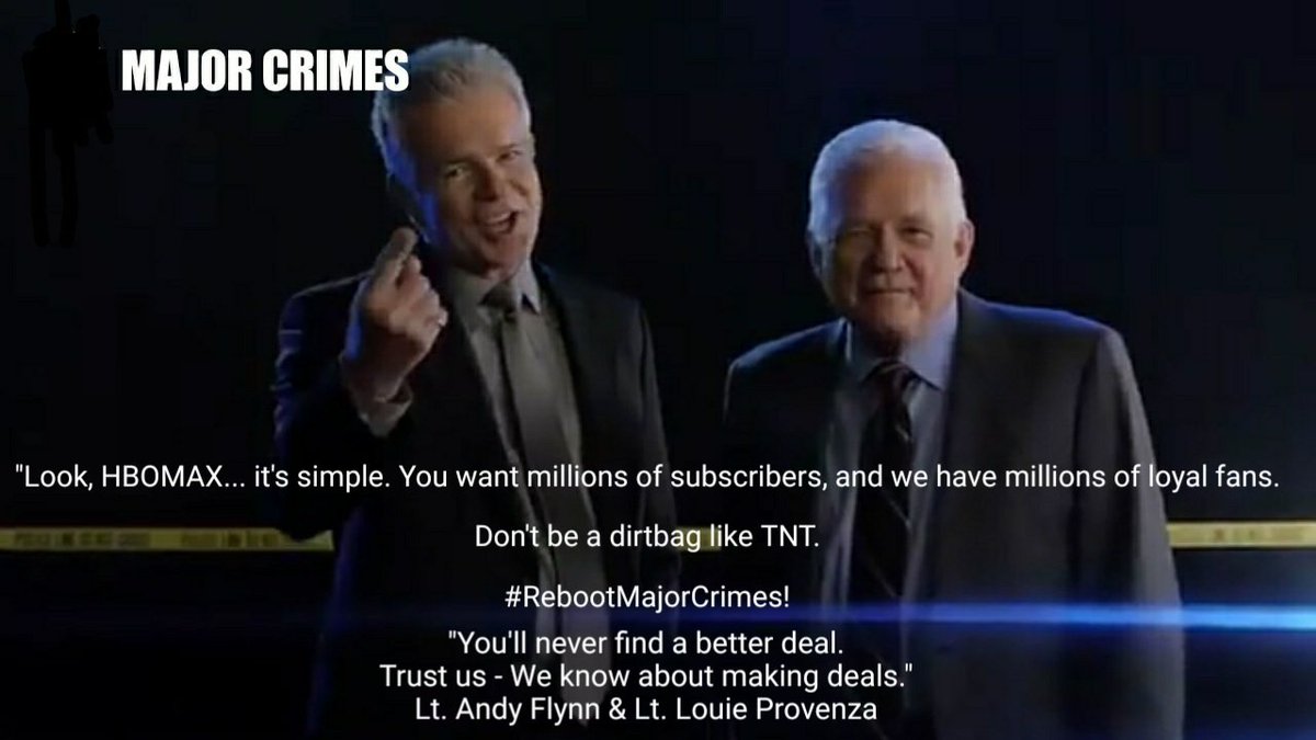 patty_felg's tweet photo. 🙌🏻
@hbomax @warnerbros #RebootMajorCrimes #CommanderRaydor #BringThemBack
#BestShowEver
#10MViewersStrong
#RebootMajorCrimes https://t.co/9wWsmtUHHa