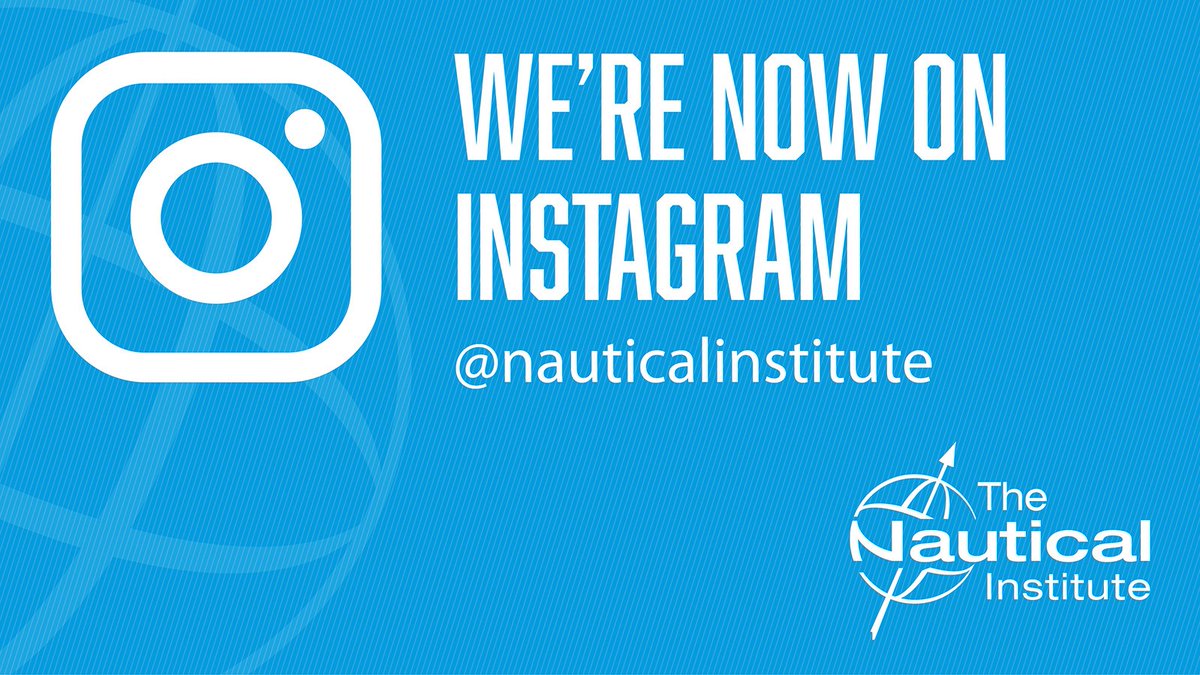 Add us on #instagram @nauticalinstitute 

#intheni #lifeatsea #mentoring #seafarers #maritime #maritimeindustry #charity