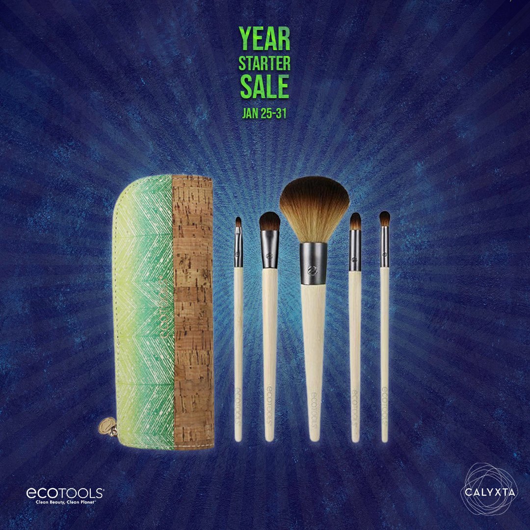 Just starting to explore make-up? 💄 Try this Eco Tools brush set - it works great and even comes with a case for storage. 👝 #CalyxtaBeauty
Shop here: calyxta.com/beauty-deals/y…