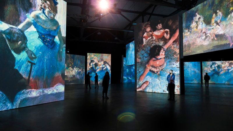 Monet &amp; Friends (including non-Impressionists like Cezanne and Seurat) was two years in the making, involving multiple projectors, 360 degree spaces, scents and sensibilities.

Show me the Monet: new digital exhibition brings French masters to Sydney smh.com.au/culture/art-an…