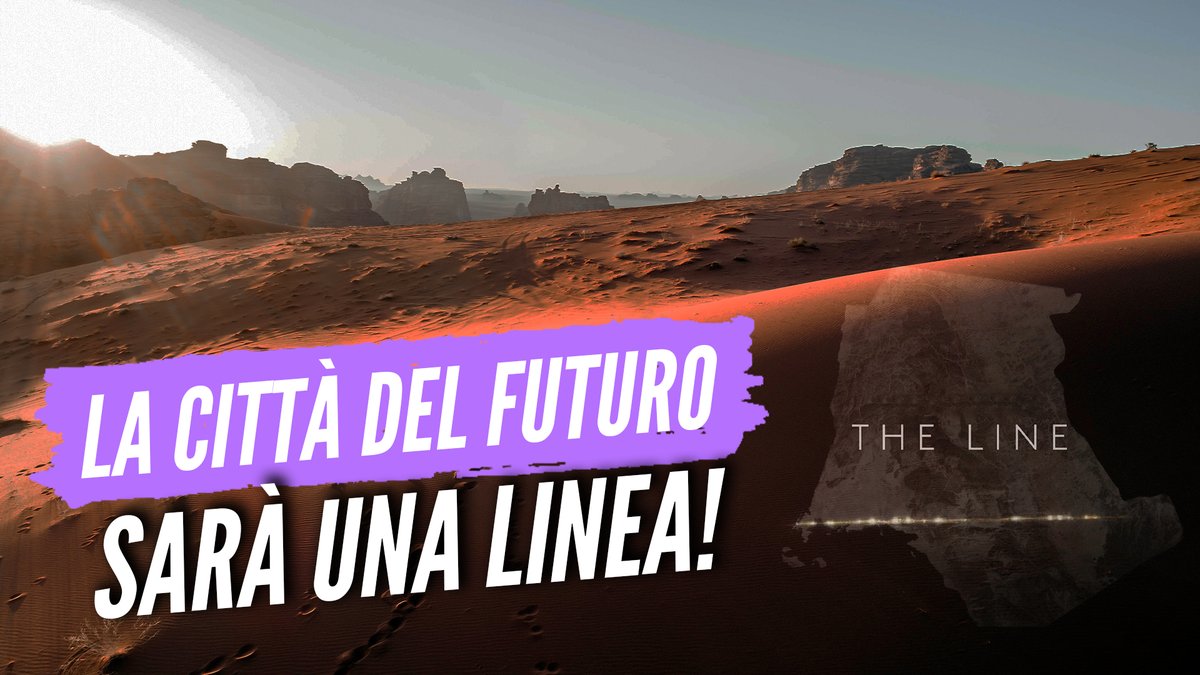 The Line sarà una città particolare!

The line sarà una lunga linea di 170 km senza strade, senza auto e al 100% alimentata da energie rinnovabili.

E sarà pronta nel 2030

Approfondite nel nostro nuovo video!

La vorreste visitare?

youtu.be/SBR54cjBjPQ