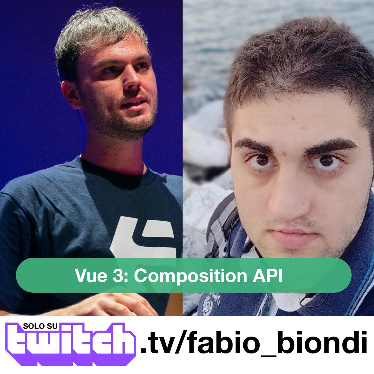 jfet97's tweet image. Stasera alle 22 su twitch.tv/fabio_biondi la parte due del nostro viaggio nel fantastico mondo della reattività di #Vue3 😄.
Avremo modo di esaminare una semplice todo list per poi dare un&apos;occhiata ad uno #switchMap operator per le ref di Vue 3. @biondifabio