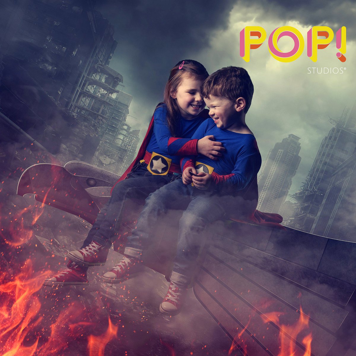 Our heroes may have all sorts of powers, but sometimes the most effective power at all is a good tickle! 😆

#Superhero #Throwback #MiniHero #PopStudios #love #portraits #photography #ChildPortrait #Imagination #StudioLife #photography #Magic #Superheroes #SuperPowers