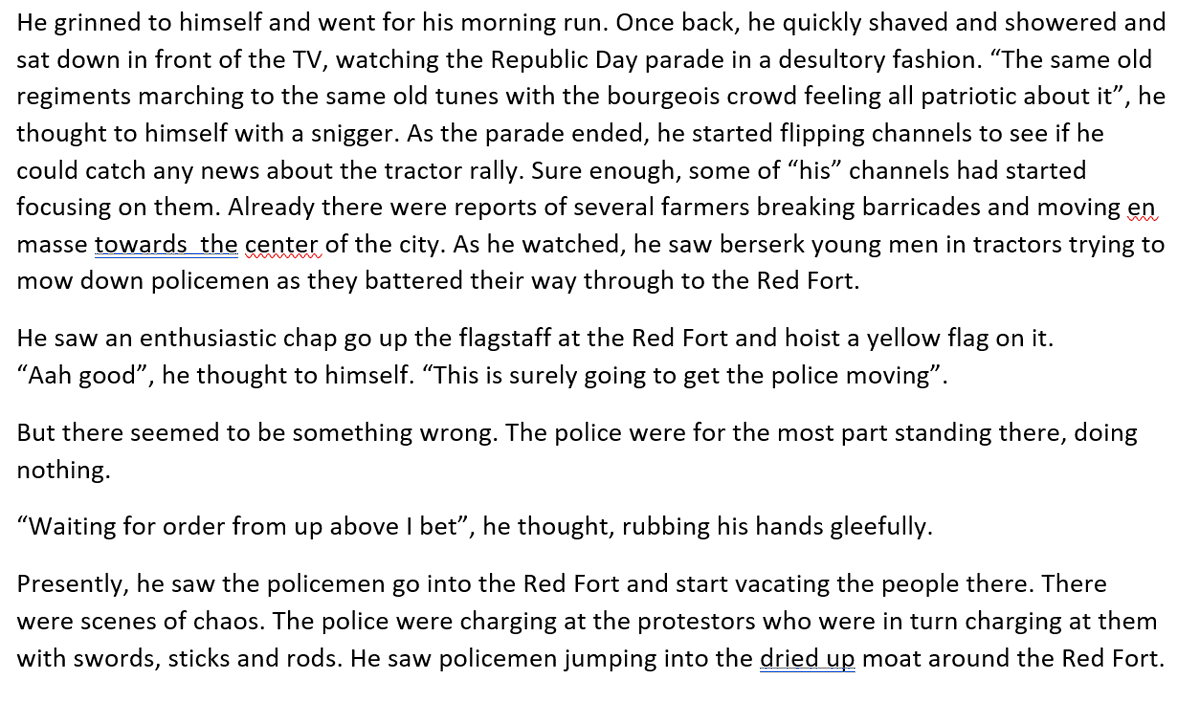 ArunKrishnan_'s tweet photo. "The Bullets that weren't fired", a short story. Based on the recent non-happenings.

#RepublicDay #RepublicDayIndia #RepublicDay2021 https://t.co/Cm6hub1KKO