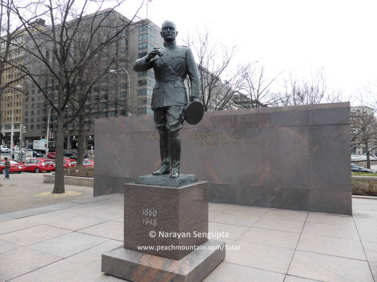 USAS_WW1's tweet photo. #PershingPark #WashingtonDC โ honors #WW1 American Expeditionary Forces (#USArmy) commander General #JohnJPershing. Itโs near the White House but in sad shape. https://t.co/BQY49THWSA
