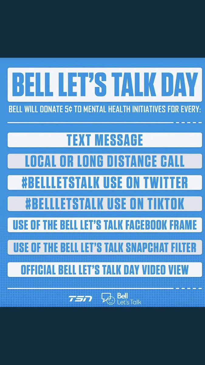 HayesTSN's tweet image. #BellLetsTalk
