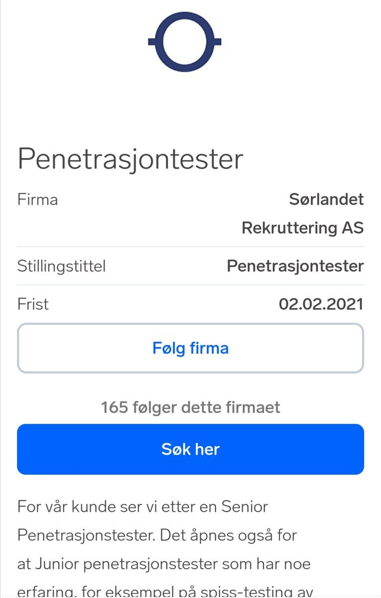 Ok, er det bare meg som synes denne var morsom eller?😂😂 #finn #nystilling