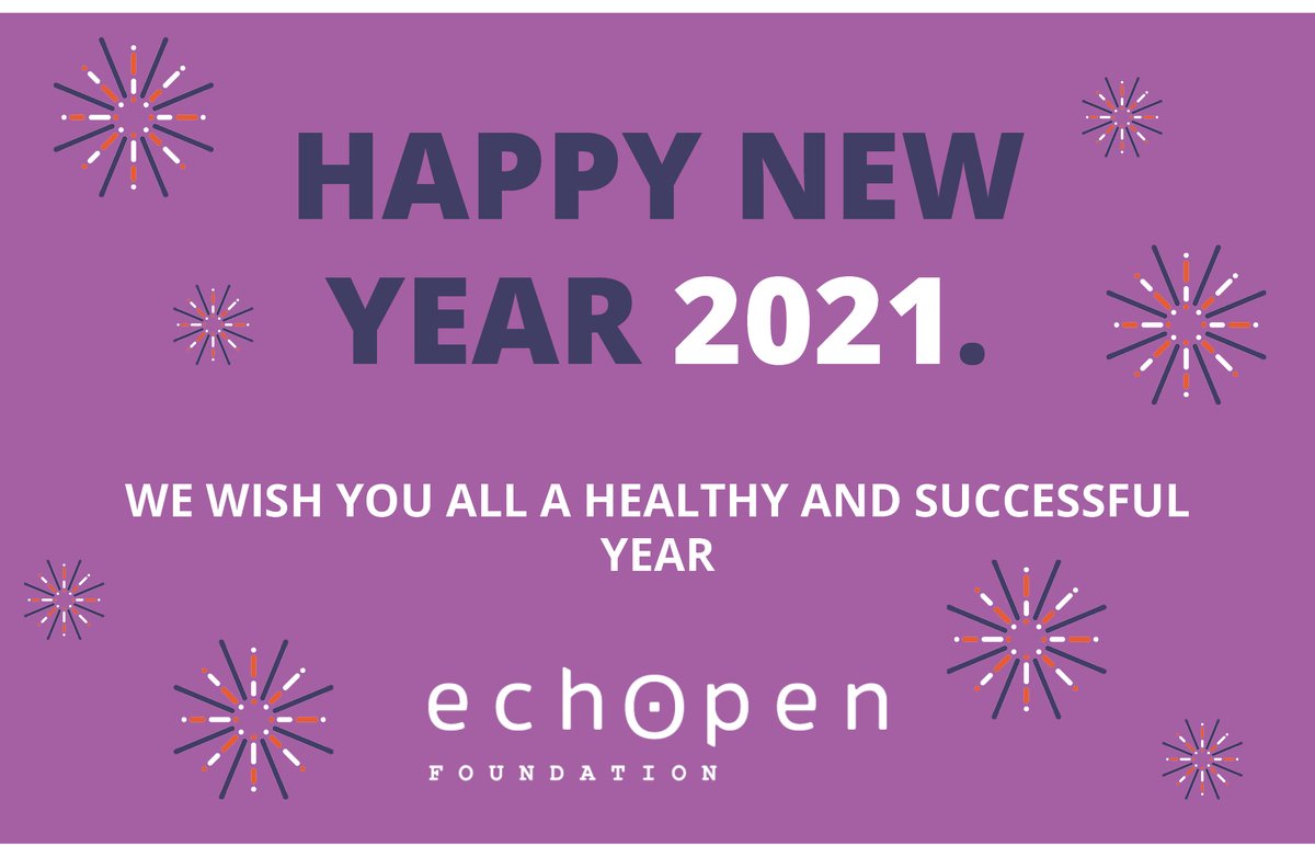 All the echOpen team wishes you the best for this new year!
For echOpen, 2021 promises to be an exciting year full of surprises. Find out more in our newsletter : mailchi.mp/e5a6d3078890/h…